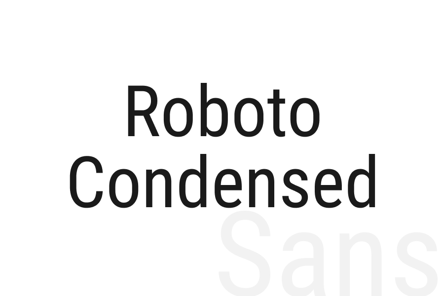 Roboto Condensed
